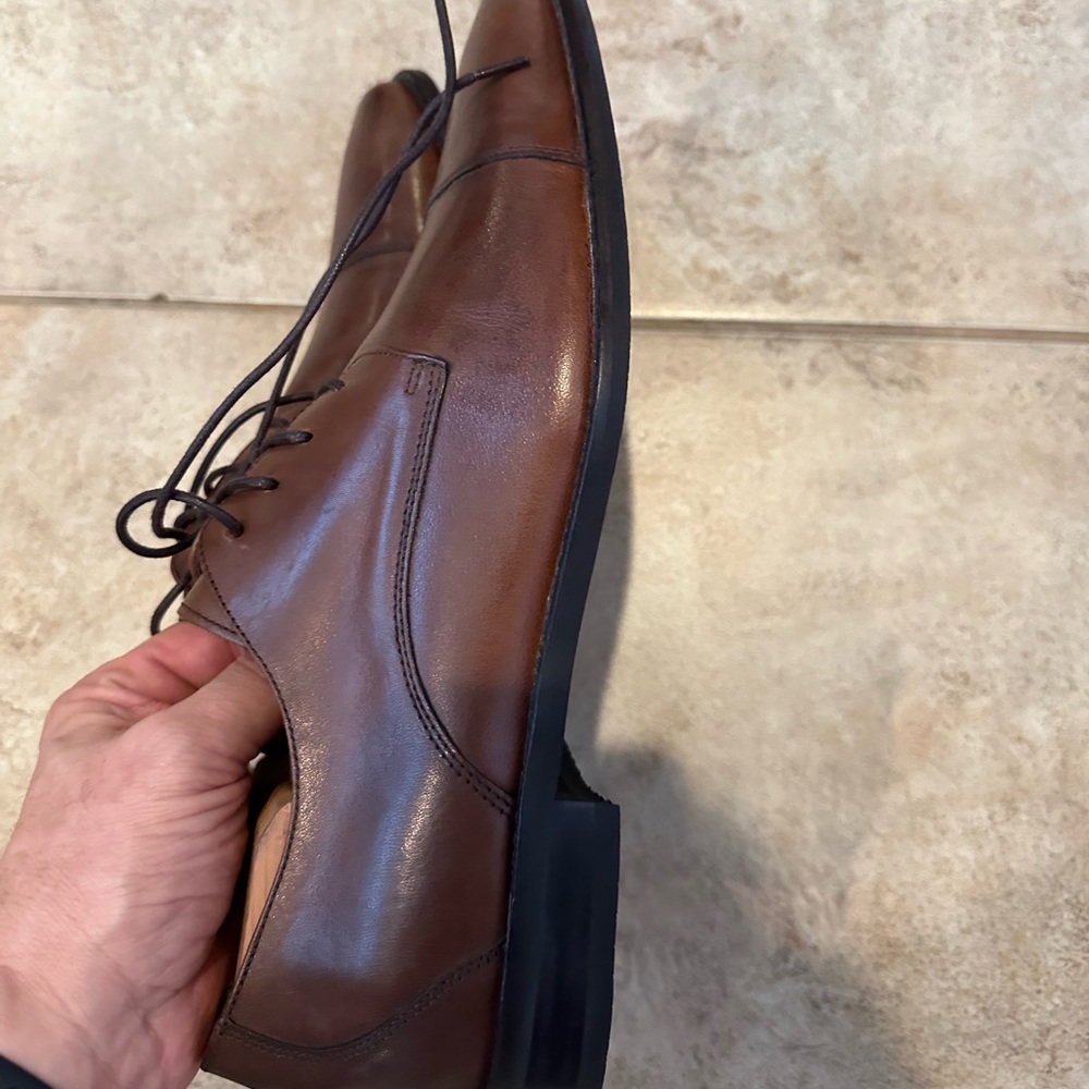 Mens Rush by Gordon Rush dress shoes 10.5D brown